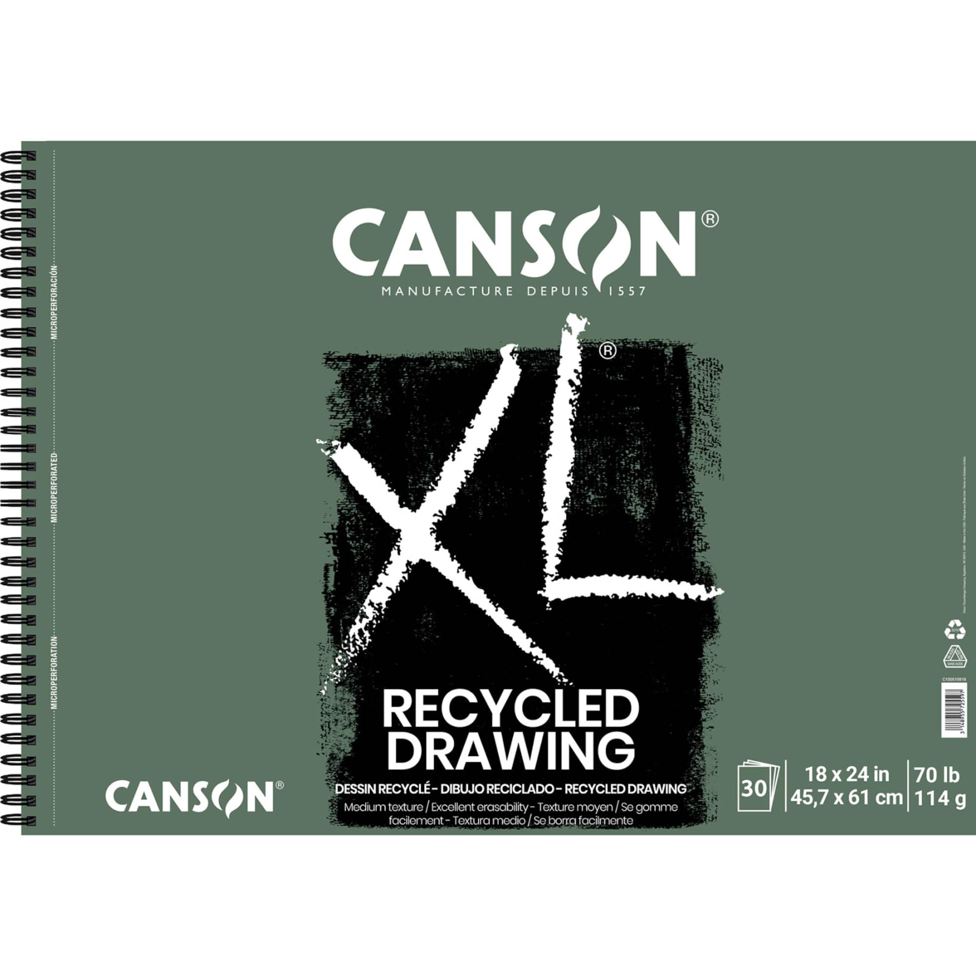 Canson® XL® Recycled Drawing Pad